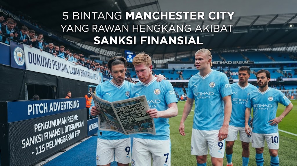 5 Bintang Manchester City yang Rawan Hengkang Akibat Sanksi Finansial