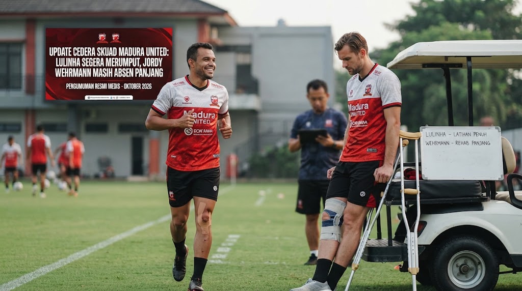 Update Cedera Skuad Madura United: Lulinha Segera Merumput, Jordy Wehrmann Masih Absen Panjang