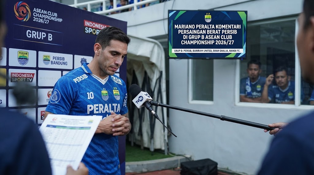 Mariano Peralta Komentari Persaingan Berat Persib di Grup B ASEAN Club Championship 2026/27