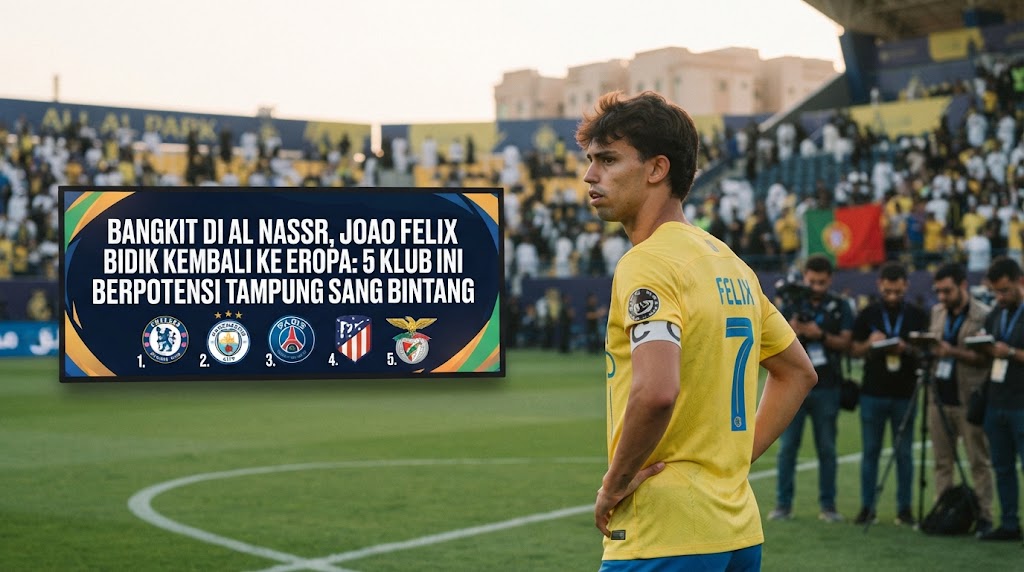 Bangkit di Al Nassr, Joao Felix Bidik Kembali ke Eropa: 5 Klub Ini Berpotensi Tampung Sang Bintang