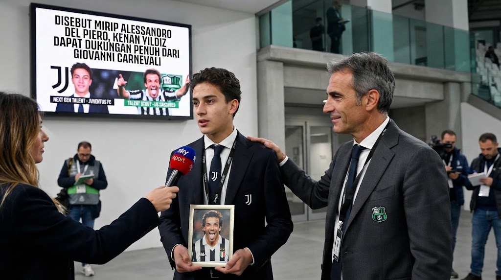 Disebut Mirip Alessandro Del Piero, Kenan Yildiz Dapat Dukungan Penuh dari Giovanni Carnevali