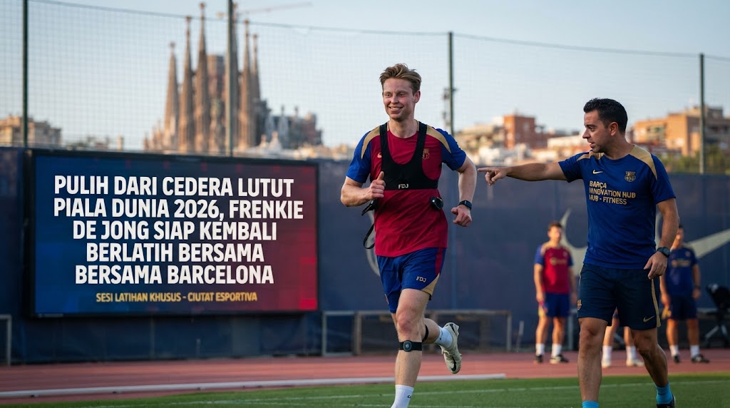 Pulih dari Cedera Lutut Piala Dunia 2026, Frenkie de Jong Siap Kembali Berlatih Bersama Barcelona