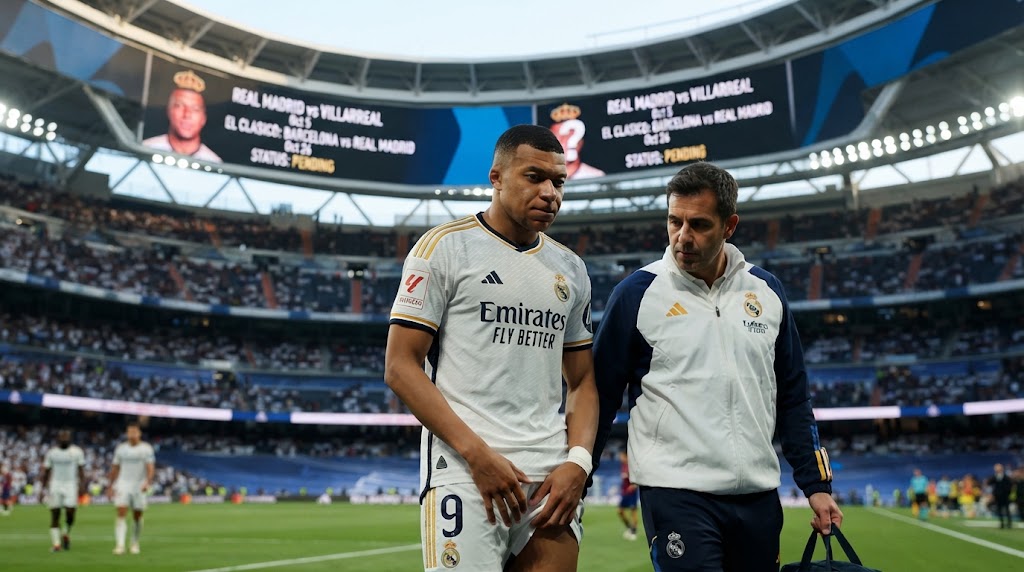 Real Madrid Waspada: Status Kylian Mbappe untuk Laga Villarreal dan El Clasico Kontra Barcelona