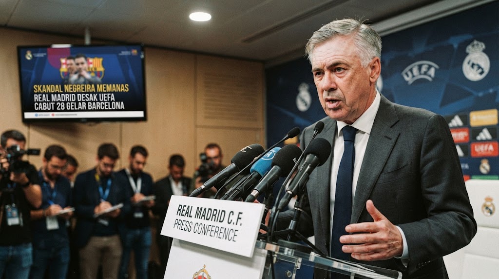 Skandal Negreira Memanas: Real Madrid Desak UEFA Cabut 28 Gelar Barcelona