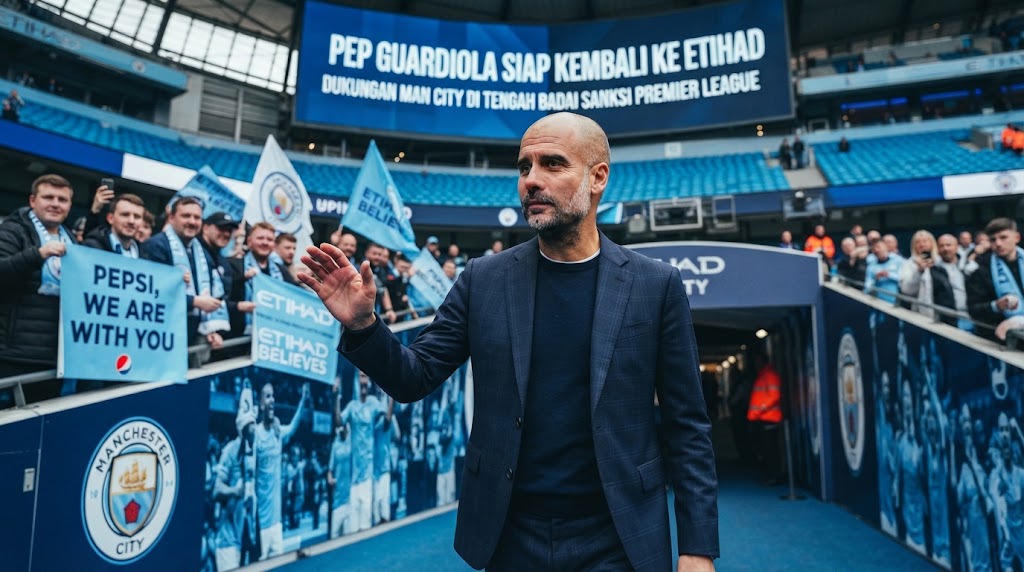 Pep Guardiola Siap Kembali ke Etihad: Dukungan Man City di Tengah Badai Sanksi Premier League