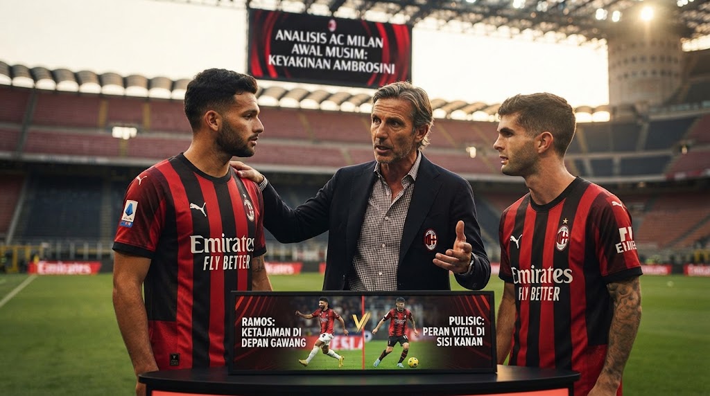 Analisis AC Milan Awal Musim: Keyakinan Ambrosini pada Ketajaman Goncalo Ramos dan Peran Vital Pulisic