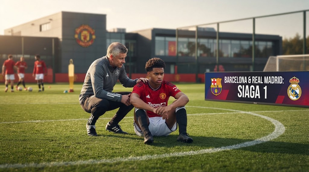 Wonderkid MU JJ Gabriel Minta Putus Kontrak, Barcelona dan Real Madrid Siaga 1