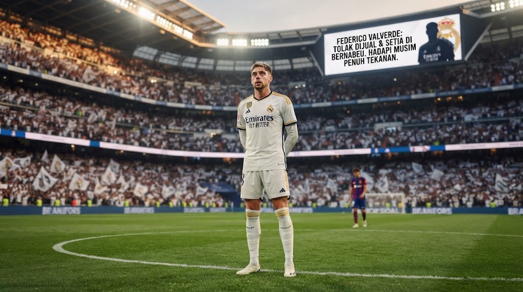 Tolak Dijual Real Madrid dan Setia di Bernabeu, Federico Valverde Hadapi Musim Penuh Tekanan
