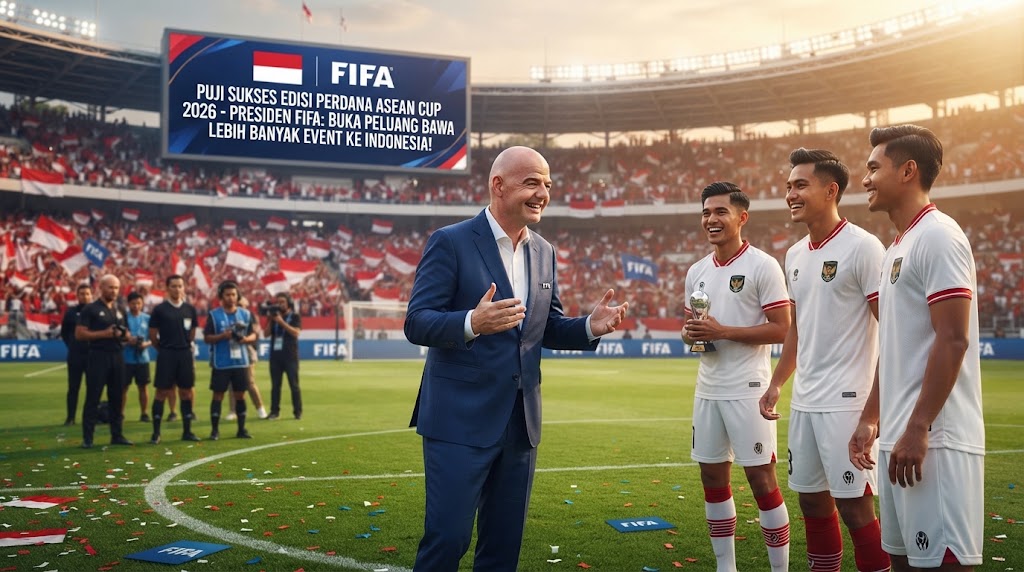 Puji Sukses Edisi Perdana ASEAN Cup 2026, Presiden FIFA Buka Peluang Bawa Lebih Banyak Event ke Indonesia