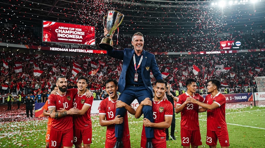 Masterclass John Herdman: Keputusan Berani dan Perubahan Taktik yang Bawa Timnas Indonesia Juara ASEAN Cup 2026