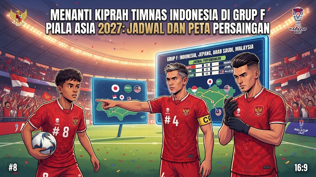 Menanti Kiprah Timnas Indonesia di Grup F Piala Asia 2027: Jadwal dan Peta Persaingan