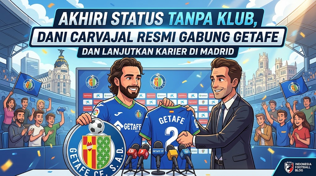 Akhiri Status Tanpa Klub, Dani Carvajal Resmi Gabung Getafe dan Lanjutkan Karier di Madrid