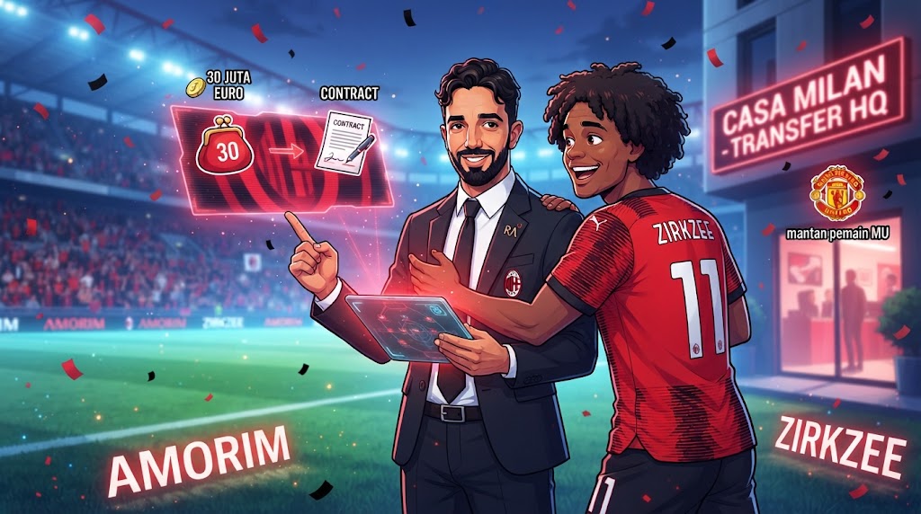 Ruben Amorim Ingin Bajak Joshua Zirkzee ke AC Milan, Siap Tebus Mantan Pemain Manchester United Senilai 30 Juta Euro