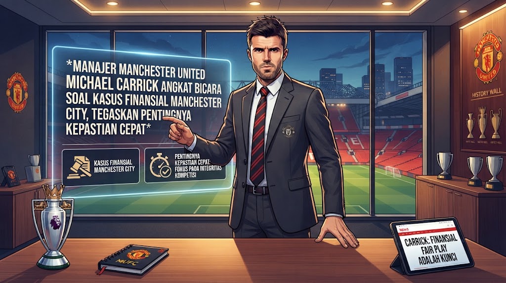 Manajer Manchester United Michael Carrick Angkat Bicara Soal Kasus Finansial Manchester City, Tegaskan Pentingnya Kepastian Cepat