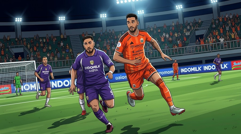 Persita Tumbangkan Persija 3-2: Gol Andrejic di Menit Akhir Beri Macan Kemayoran Kekalahan Perdana