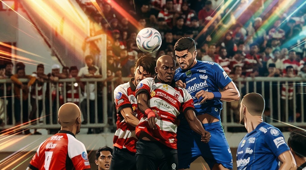 Madura United Taklukkan Persib Bandung 1-0 Lewat Gol Late Drama Mitkov