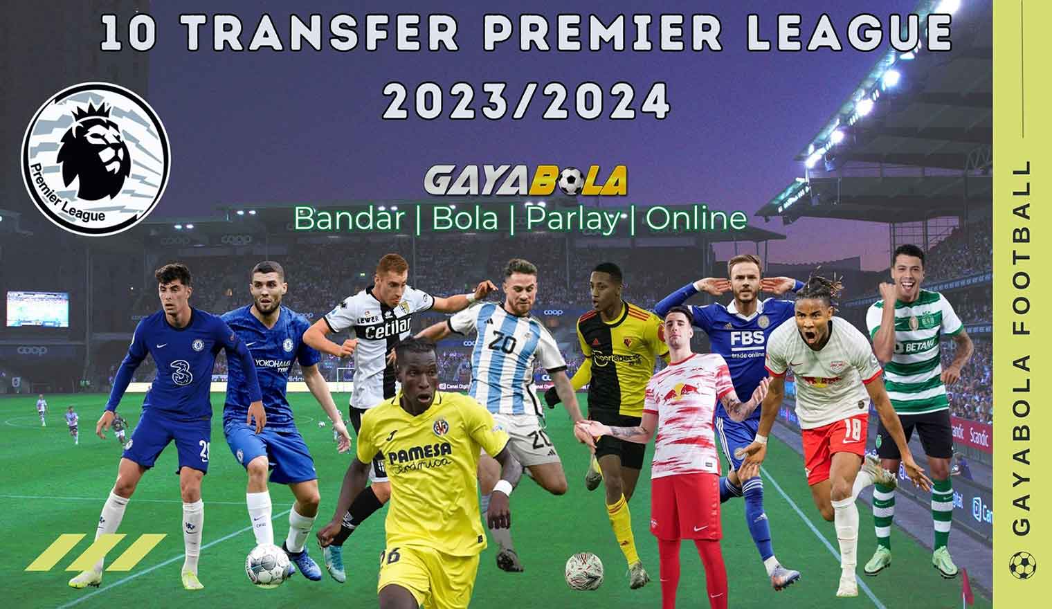 10 Transfer Pemain Termahal Premier League 2023/2024